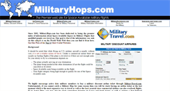 Desktop Screenshot of militaryhops.com